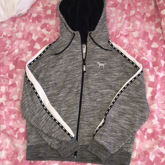 HTF Rare PINK Victoria Secret Faux Fur Jacket - Picture 8 of 14